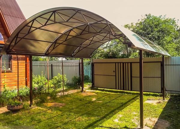 UV-Protected Polycarbonate Hollow Sheet Canopy for Durable Roofing Solutions