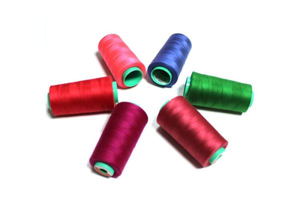 100 Bonded Polyester Thread 40/2 Dyed Sun Resistance Anti Chemical