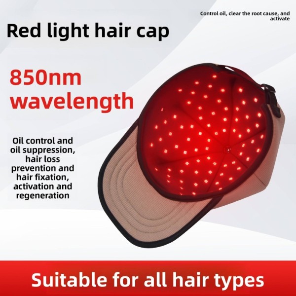 Wireless 97pcs LED Anti Hair Loss Scalp Treatment 850nm 660nm Red Light Hair Growth Cap