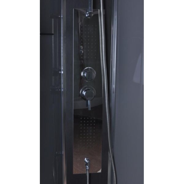 Compartiments commerciaux de douche de quart de cercle, clôtures en verre incurvées de douche