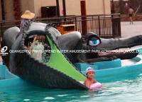 La petite piscine d'eau de fibre de verre glisse pour des enfants, glissière de crocodile d'équipement de parc aquatique