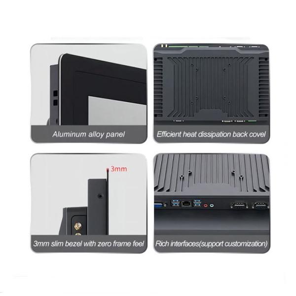 Restaurant IP65 Monitor Self Ordering Kiosk Embedded Industrial Motherboard