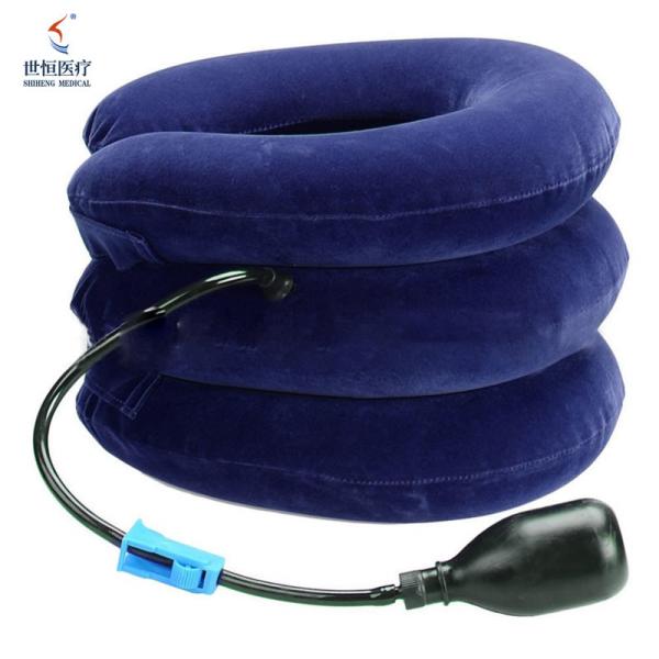 Easy to use neck traction collar adjustable neck brace support inflatable