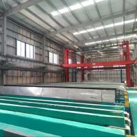 Duração 6500 mm Linha de anodização horizontal semiautomática 900 toneladas/mês