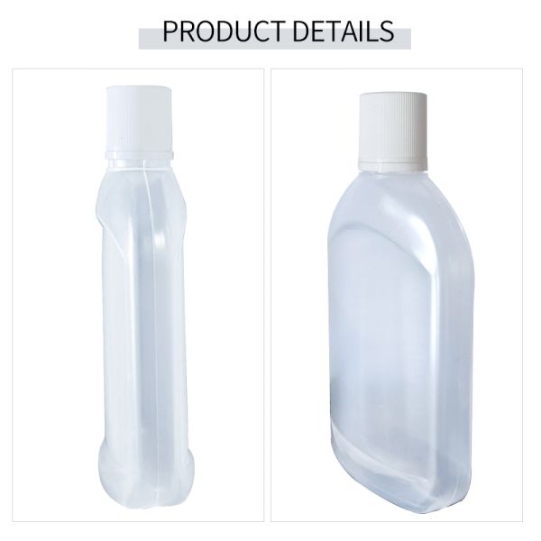 Matte Translucent 500ml Shampoo Bottle With Screw Cap 45g