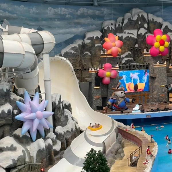 Commercial Cmwaterparks Water Park Equipment Water Slide Fiberglass Swimming Pool Slide for Adults