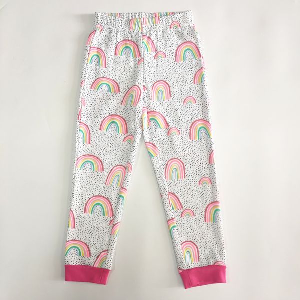 Customized Winter Home Wear Clothes Set Printed Kids Pajamas for Girls
