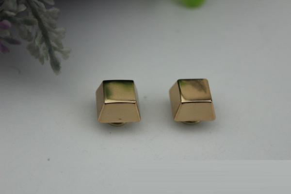 2019 New idea products design square 8 mm gold metal decorative rivets for handbag
