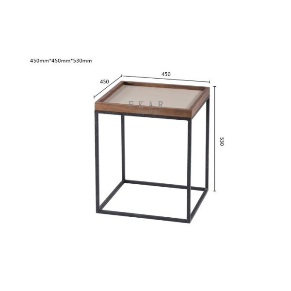 Living Room Modern Stainless Steel Coffee Side Table