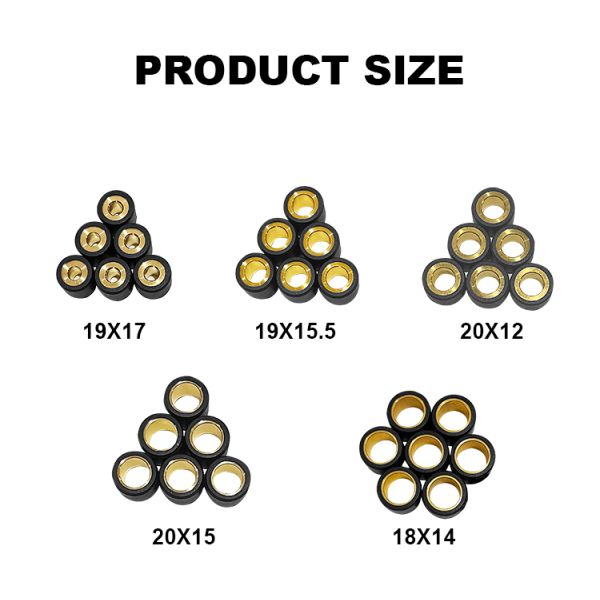 Durable High Temperature GY6 125 Scooter Roller Weights Set for KVB CLICK 110 Pulley