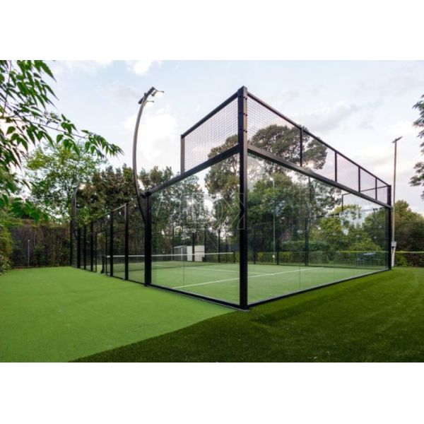 360° Panoramic Padel Court Professional Standard Tempered Glass For Indoor Outdoor