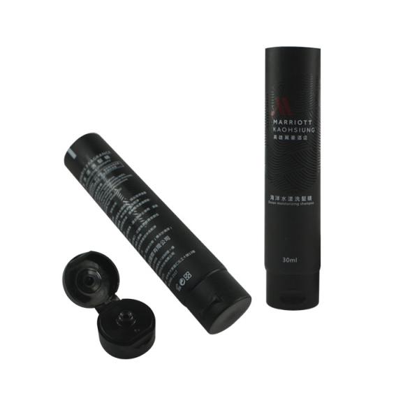 Wholesale customize cosmetic empty squeeze tubes body cream shampoo lotion facial cleaner flip cap plastic tube