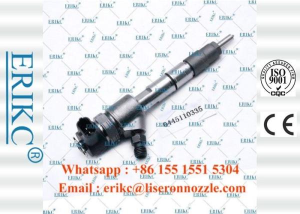 ERIKC 0445110335 common rail direct injection 0 445 110 335 Auto Electric Fuel Injector 0445 110 335 for JAC 2.8l