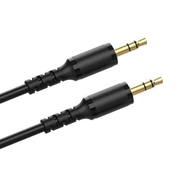 homem de 3.5mm a compatível livre do emaranhado auxiliar estereofônico masculino do cabo 3ft 1m com telefone 2018 do fones de ouvido