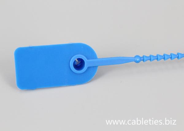 215mm length Colorful strip seal PP material identification security seal cable ties with logo and numbered print