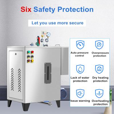 Small Electric Vertical Steam Generator Boilers Automatic 0.7MPa For Textile Factory