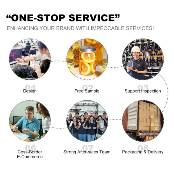 Люксовая круглая 16-унцевая прозрачная стеклянная банка с крышкой для хранения стеклянная банка