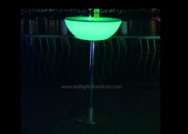Iluminação de dobramento acima da tabela de cocktail do diodo emissor de luz/mesa de centro interativa do diodo emissor de luz com parte superior de vidro