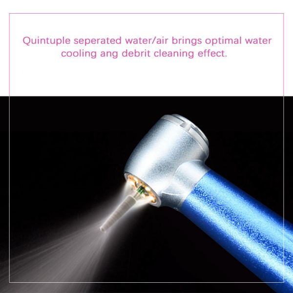 Push Button Dental Handpiece Unit 2 Hole High Speed Increasing For Student