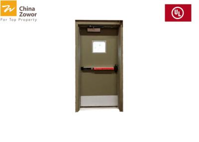 Pulverize a porta de fogo isolada aço avaliada das portas do minnte das cores 90 do revestimento vário fogo revestido