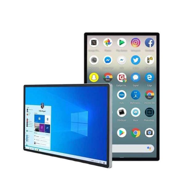 19 Inch Wall Mounted Digital Signage with 400 Cd/m2 Luminance and Octa Core A83 Processor for Digital Advertising