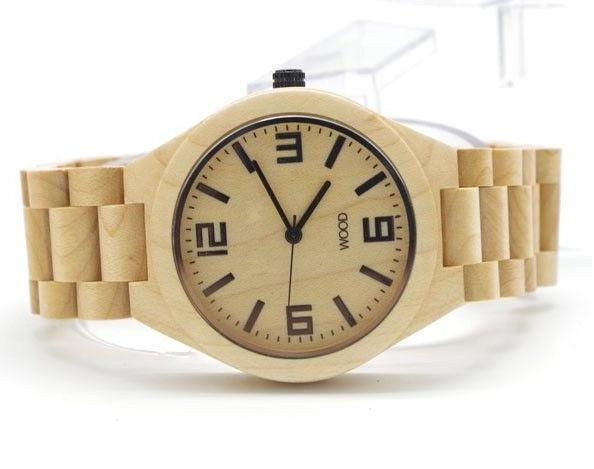 Personalised Wooden Watch For Him / Wood And Stainless Steel Watch