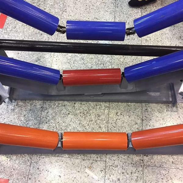 High Polymer 200mm Conveyor Head Roller For Building Materials