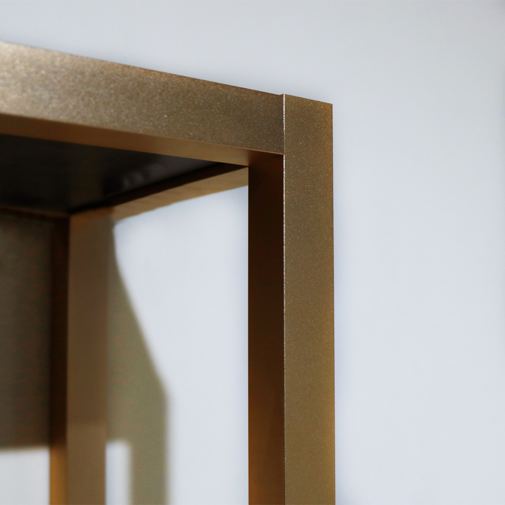 New Design Metal Wall Mounted Shelf Aluminum Frame CD Shelf for Decorative