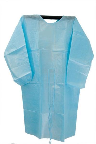 Antiviral Disposable Isolation Gown , Reinforced Medical Isolation Gowns