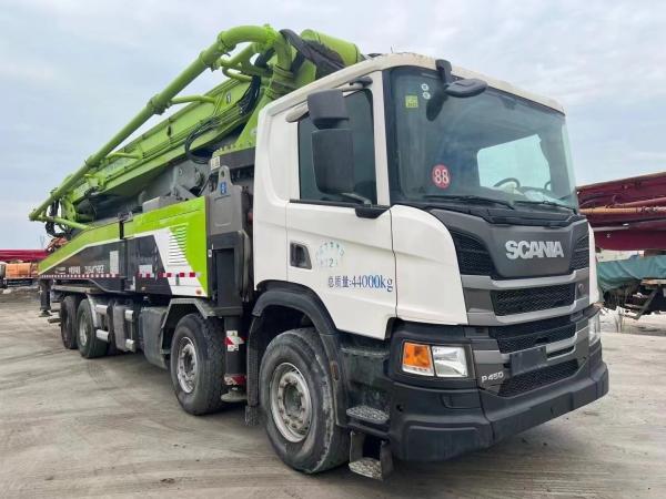 2020 Zoomlion 56m Pompe à béton vert Camion machine de construction Camion pompe montée