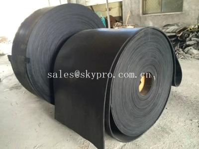 Multi-ply black EP rubber conveyor belt abrasion and heat resistant