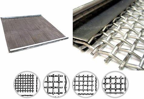Bbq Grill Net Corrugated Crimped Wire Mesh Stainless Steel Stable Structure