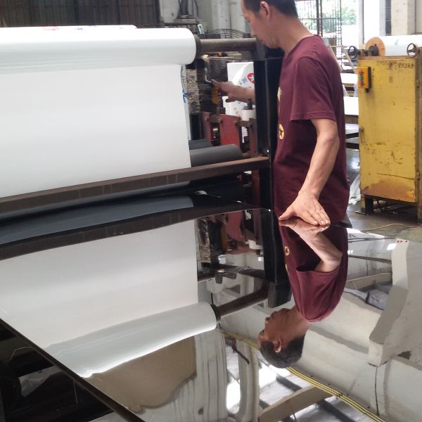 Black And White Color PE Protection Film For Stainless Steel Sheet BA 2B HL Surface