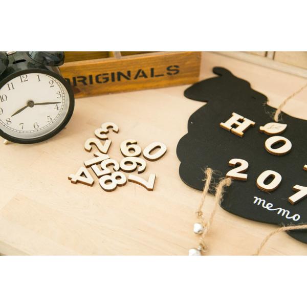Wooden Craft Letters - Natural Wood Alphabet Capital Letters - Cutout Wooden Letters for Home Decor and Kids Learning