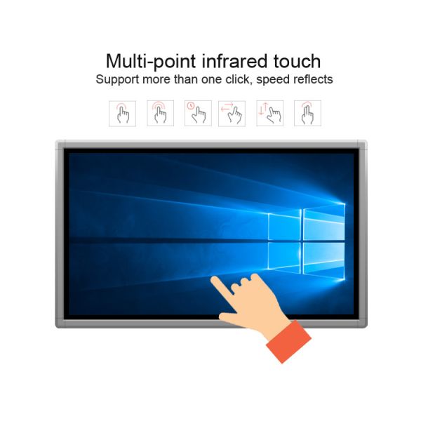 Касание все держателя стены 32 дюймов ультракрасное в одном экране с алюминиевой рамкой