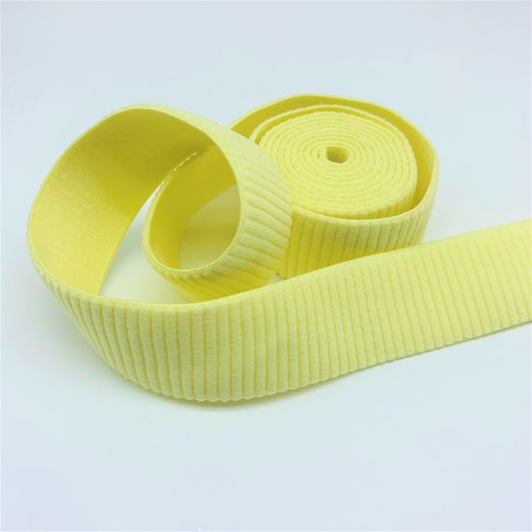 Factory high quality plush non-slip elastic edge nylon spandex soft underwear bra strap tape band webbing