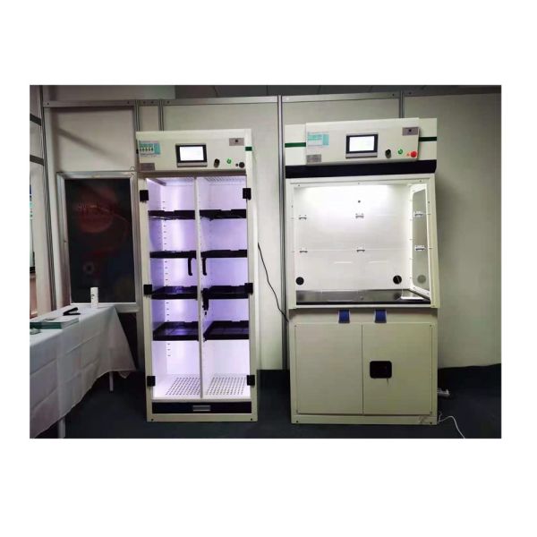 Chemistry Laboratory Vertical Laminar Flow Cabinet with LCD Screen Control Panel