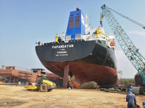 Navio de levantamento do lançamento de doca seca de Marine Rubber Ship Launching Airbags