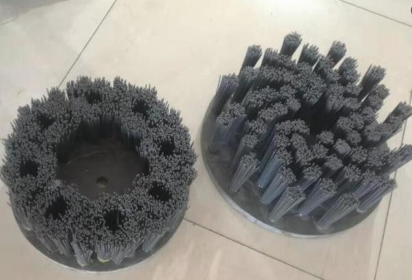 Automotive Rims Aluminum Wheel Nylon Bristle Deburring Disc Brush With 460 Mm OD