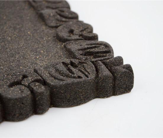 1.7cm Black Decorative Cork Boards Carbonized Cork Meassage Board