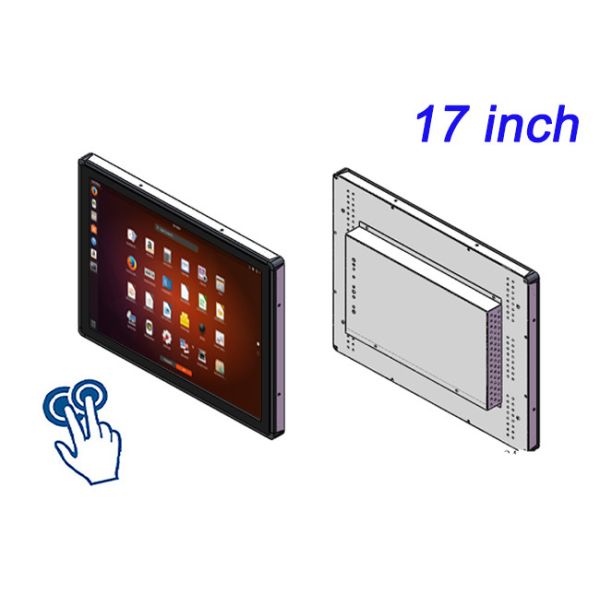 17-Inch Linux Touch Embedded Screen for Command Centers, Medical Imaging Systems, Retail Check-Out Stations, and Manufacturing Dashboards