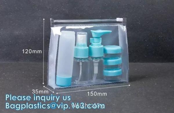 Eco Friendly Neon Colorful PVC Cosmetic Makeup Toiletry Skin Kits Pouch Waterproof Clear Vinyl Gift Bag