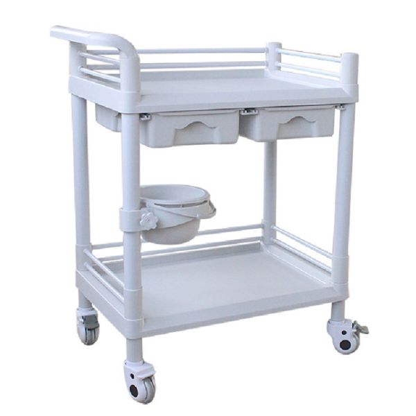 Portable Steel Medical Cart Emergency Multifunction Abs Hospital Trolley