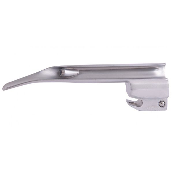 OEM Medical CNC Machining Parts Intubation Miller Blade Golden Stainless Steel