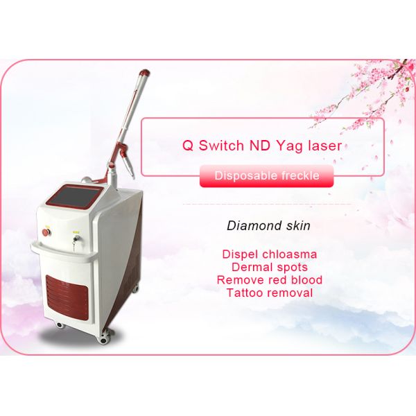 Tattoo Removal 1064nm 532nm Q Switch ND YAG Laser Machine , CE Approved