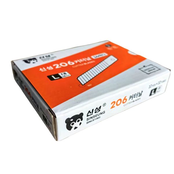 L206 Серебро 0,5 мм 109 мм Длина 60° Бевел 18 мм Режущие лезвия