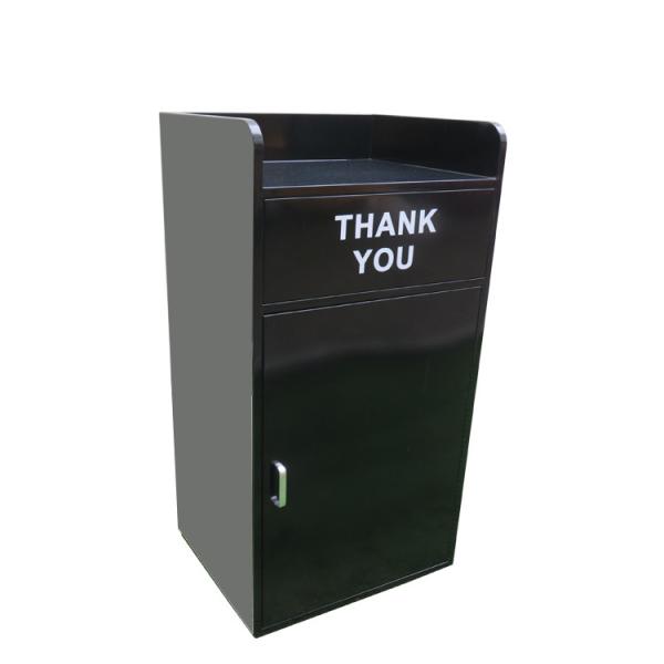 Galvanized Steel ISO9001 1200mm Recycle Restaurant Trash Can