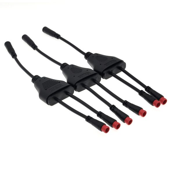 Y-кабель Y-серия соединитель шнурки расширение кабеля DIY мужской женский электрический соединитель