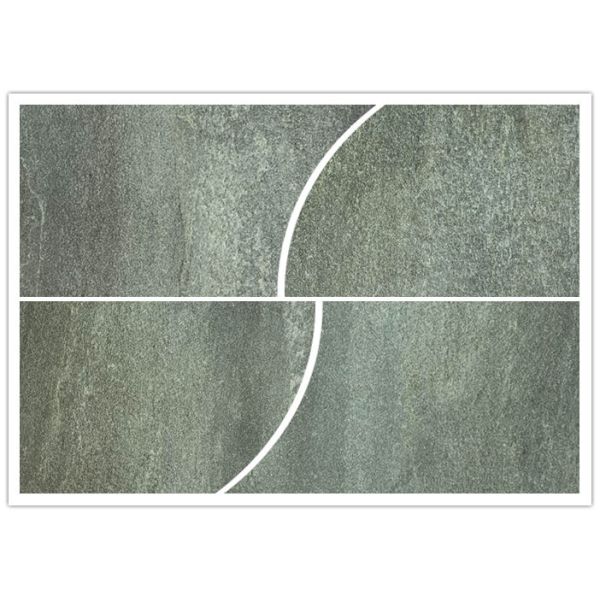 Печатание 10мм декоративной ранга ААА плиток настила цемента конкретной струйное толщиной