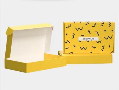 Biodegradable Glossy Lamination Corrugated Paper Box Small Corrugated Shipping Boxes